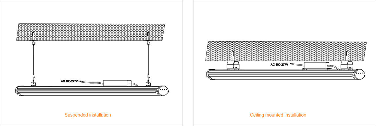 Installation - Tomline & Cleanline Linear High Bay