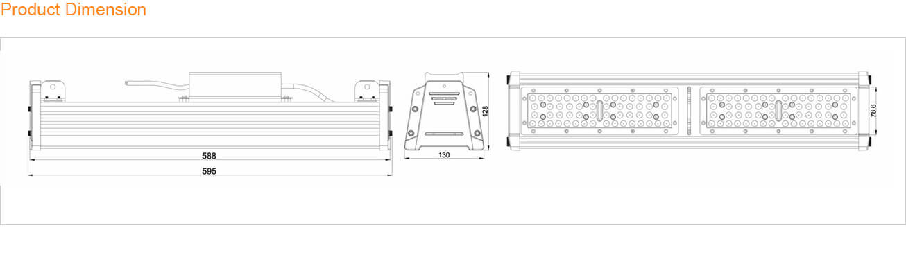 Product Dimension - Magicline Module High Bay
