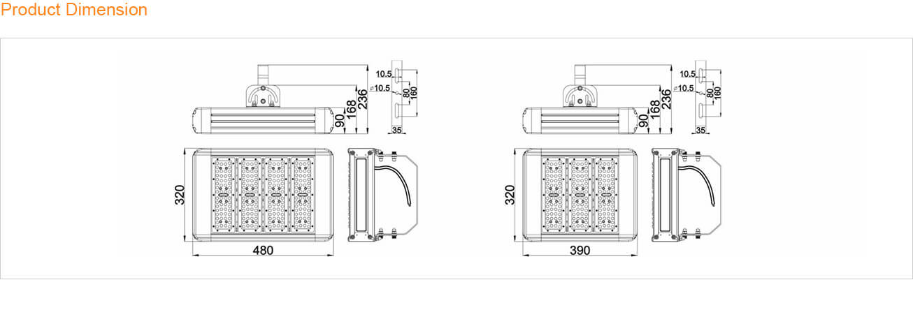 Product Dimension - MagicSquare Module High Bay