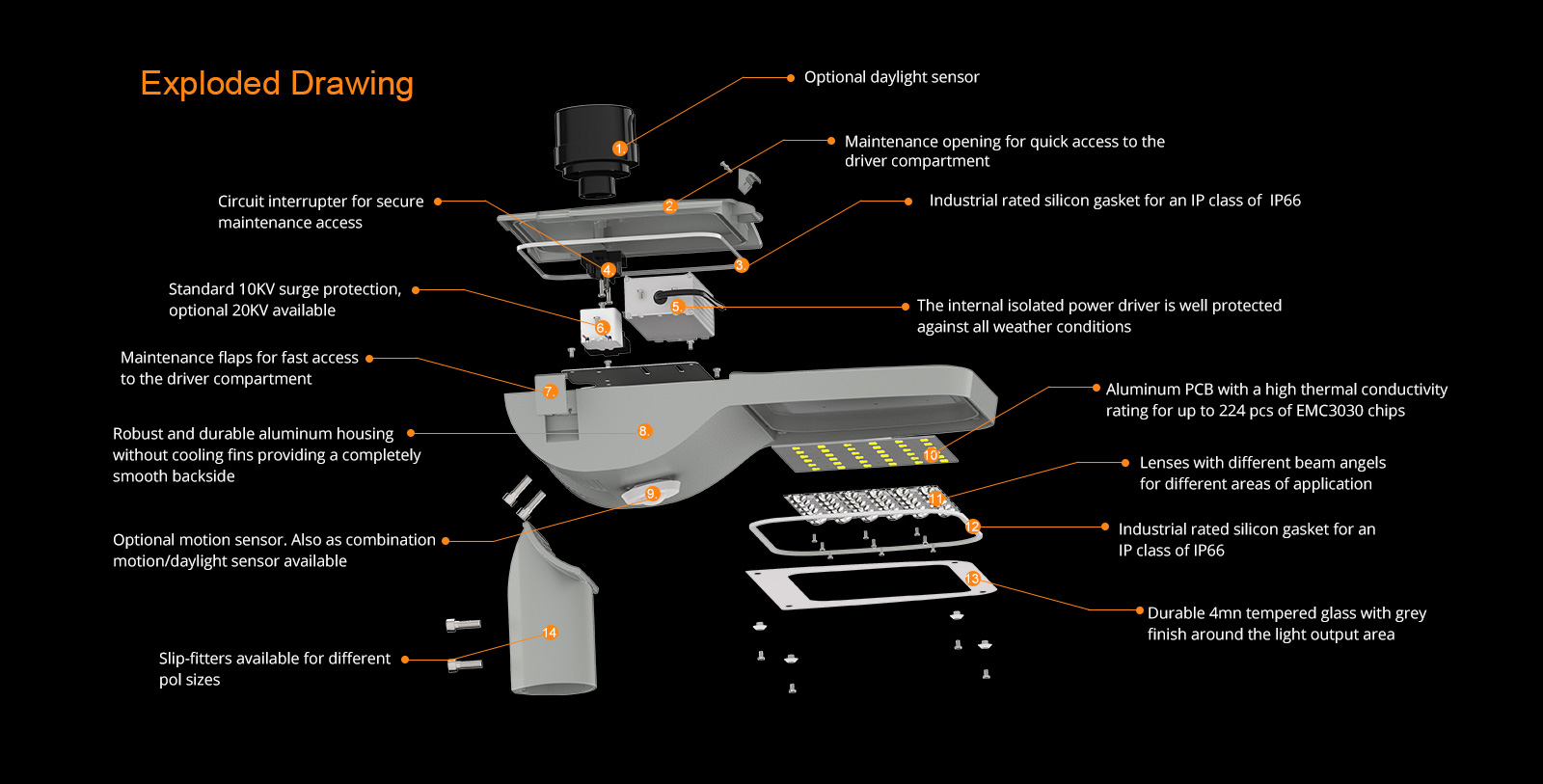 Outdoor Lighting-Nero Streetlight