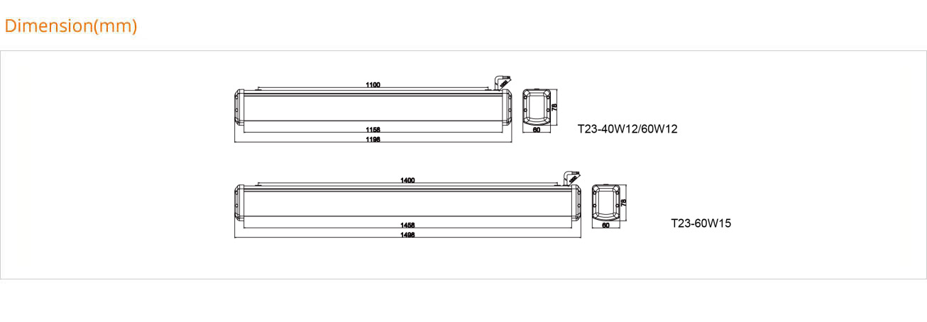 T23 Linear EVOline Pendant Light