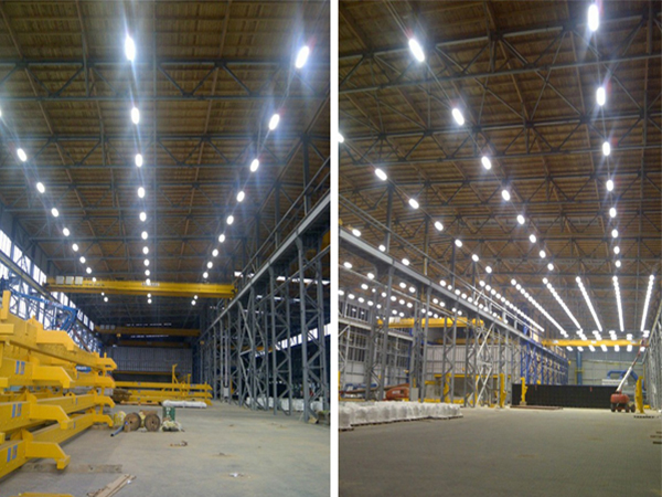 Project Show of 150W LED High Bay Tube